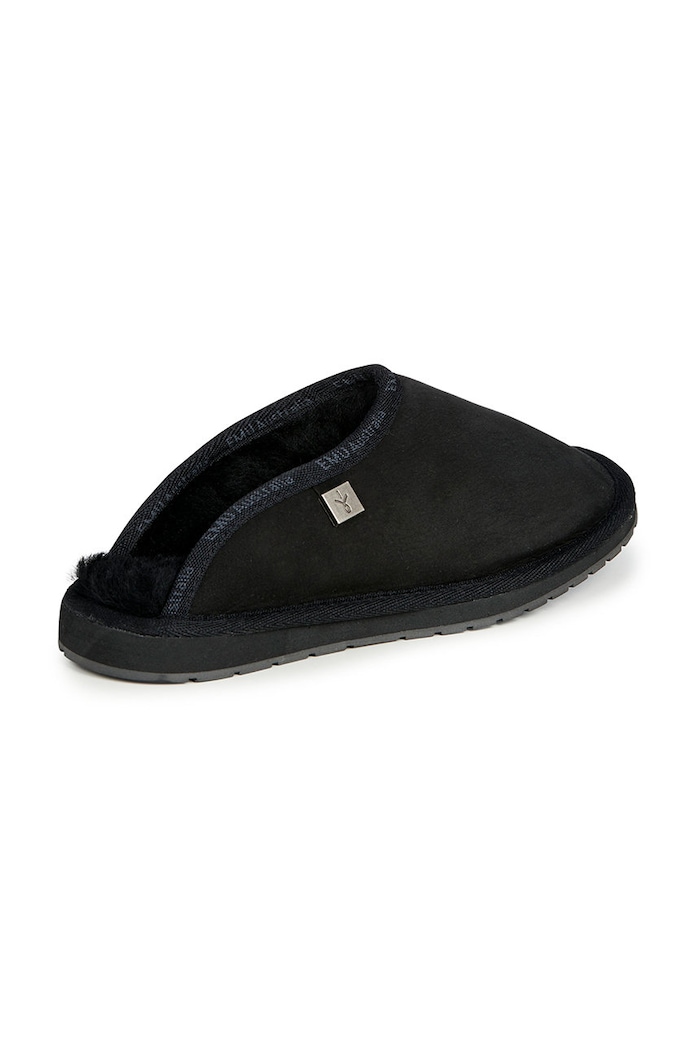 Încălțăminte Emu Australia - Papuci din piele intoarsa Platinum Esperence MP10528.BLK negru