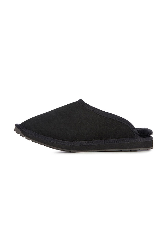 Emu Australia - Papuci din piele intoarsa Platinum Esperence negru MP10528.BLK