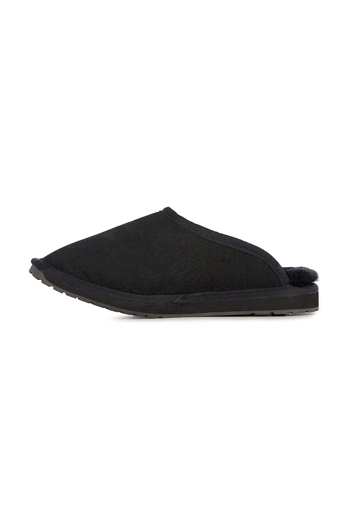 Emu Australia - Papuci din piele intoarsa Platinum Esperence negru MP10528.BLK