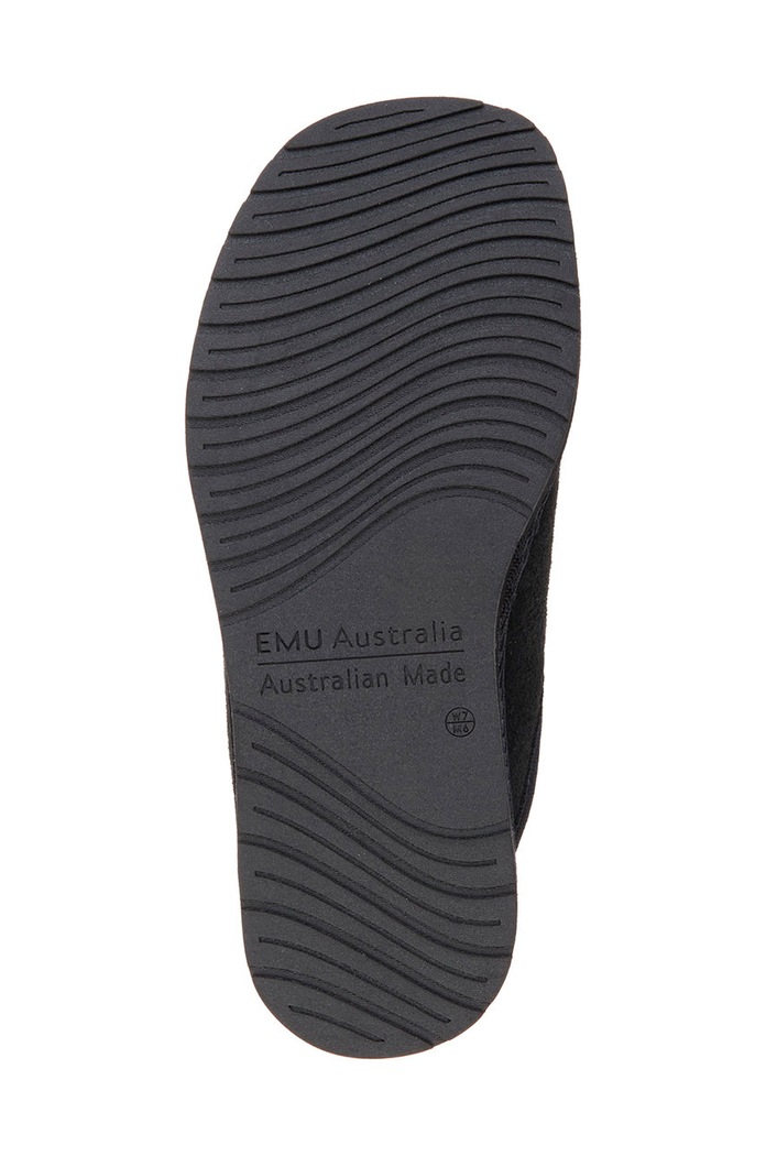 Emu Australia - Papuci din piele intoarsa Platinum Esperence MP10528.BLK