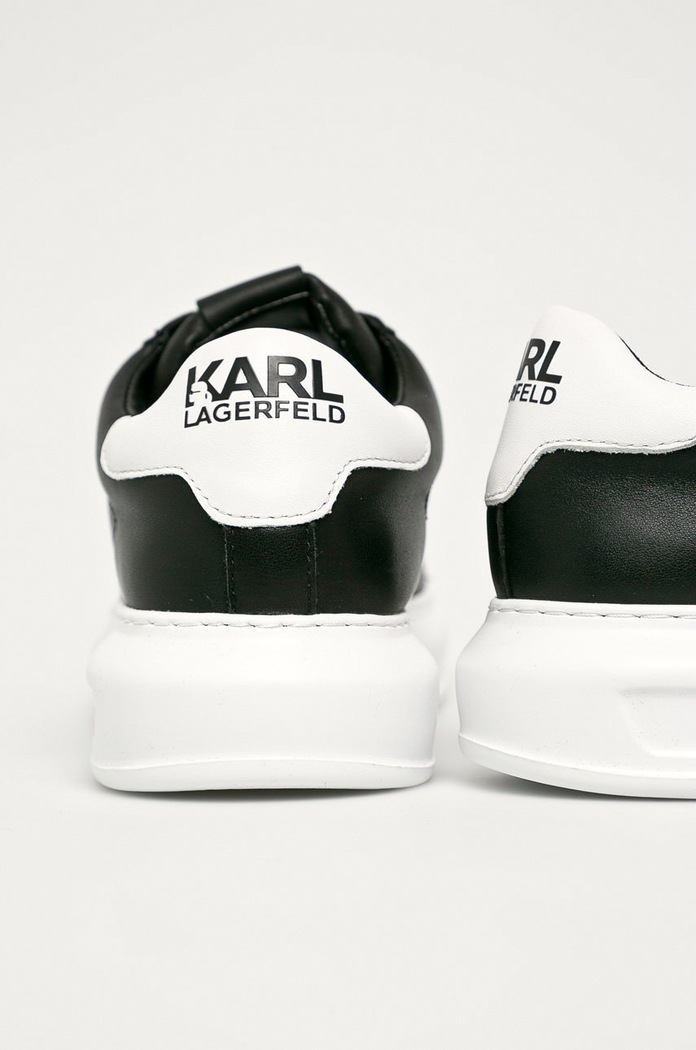Încălțăminte Karl Lagerfeld - Ghete de piele KL52538.000 negru