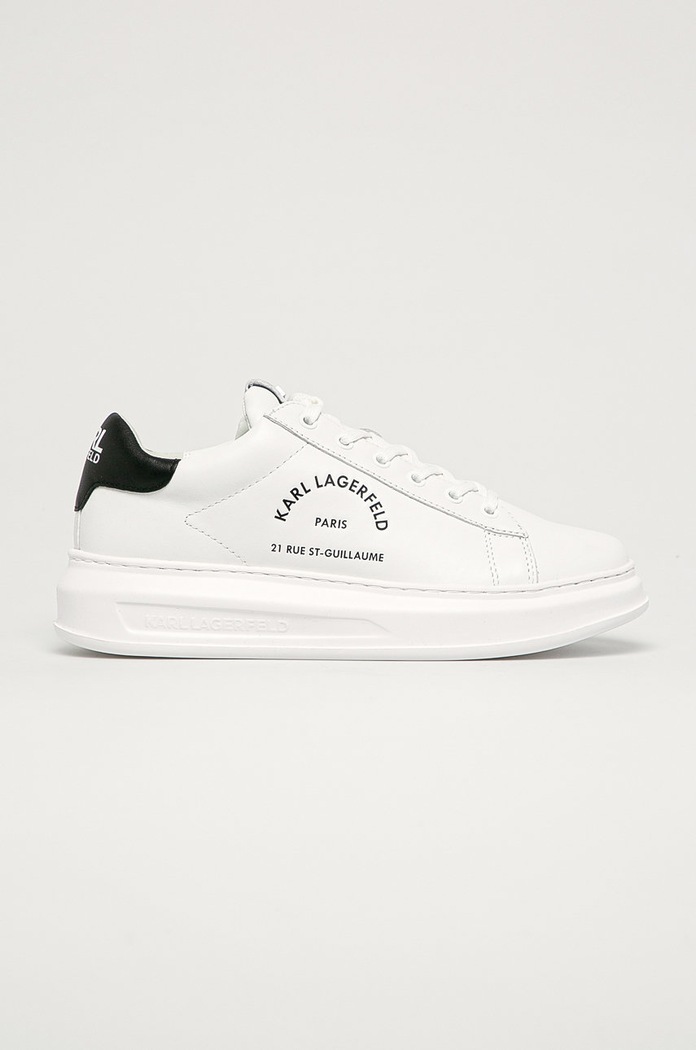 Karl Lagerfeld - Buty skórzane KL52538.011 KAPRI MENS biały KL52538.011