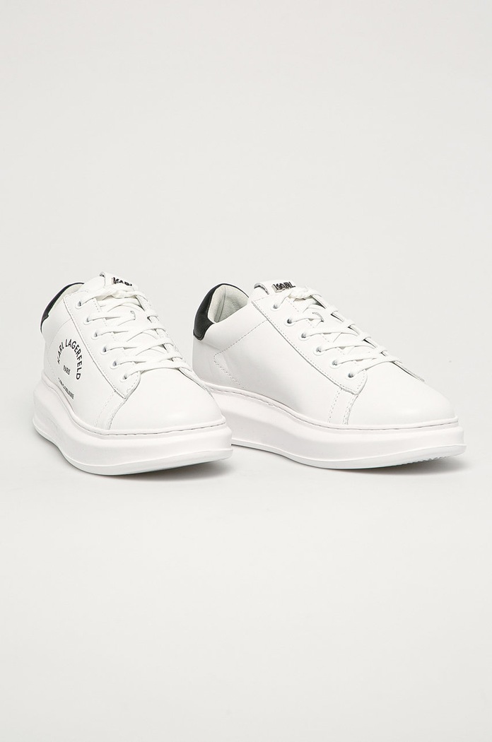 Karl Lagerfeld - Buty skórzane KL52538.011 KAPRI MENS KL52538.011 biały SS21