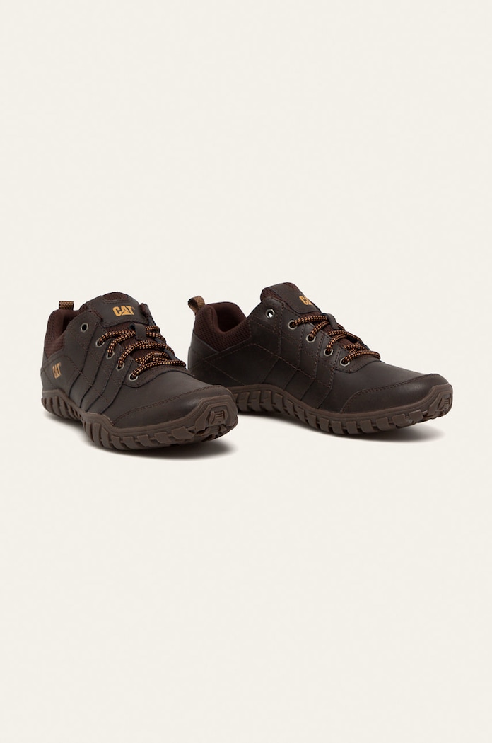 CAT Footwear - Półbuty skórzane Instruct Casual P722310 brązowy AW24