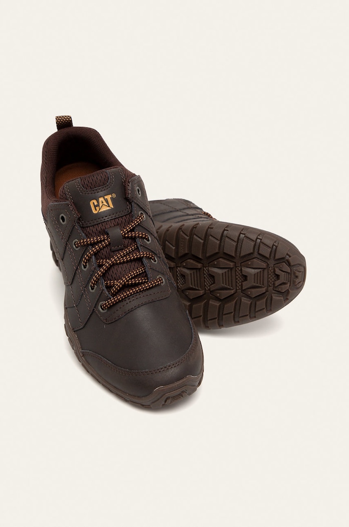 CAT Footwear - Półbuty skórzane Instruct Casual brązowy P722310