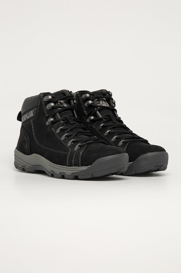 CAT Footwear - Велурени обувки Supersede P719133 черен AW24