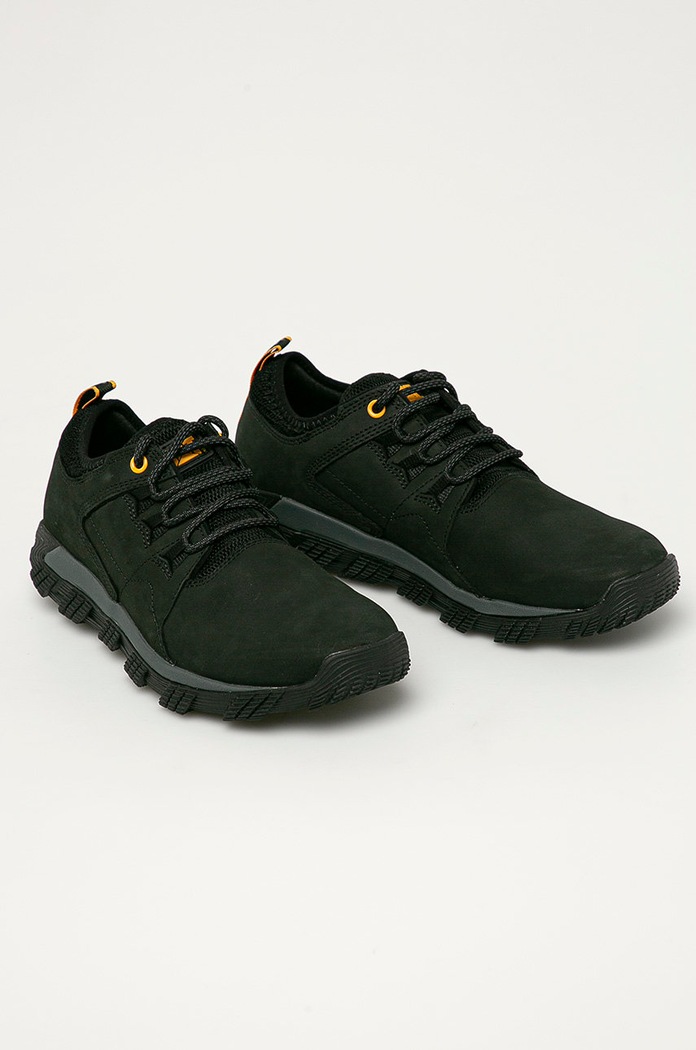CAT Footwear - Buty skórzane Electroplate P723551 czarny SS23