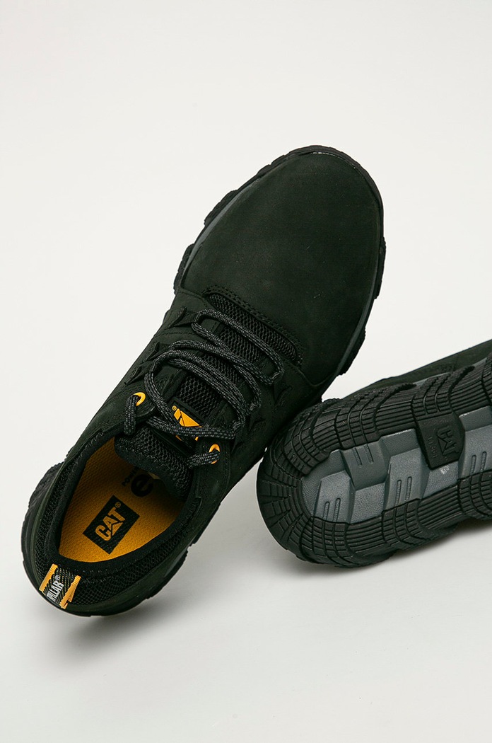 CAT Footwear - Buty skórzane Electroplate czarny P723551