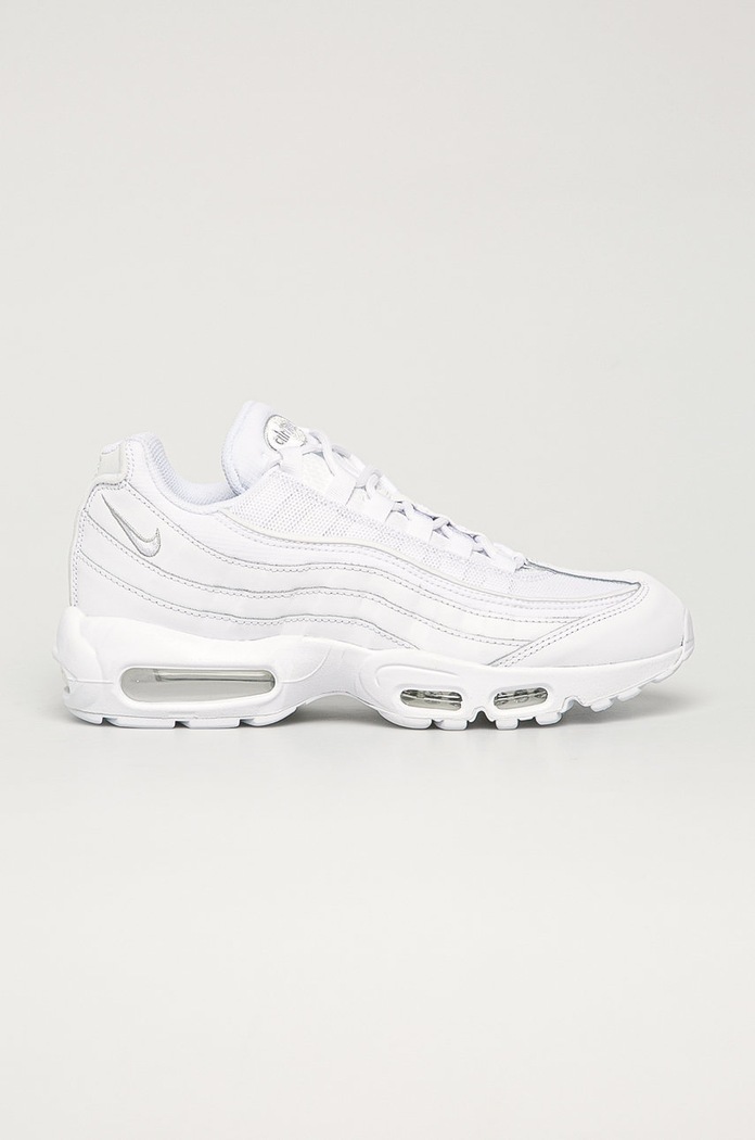Nike Sportswear - Topánky Air Max 95 Essential usňová koža biela CT1268