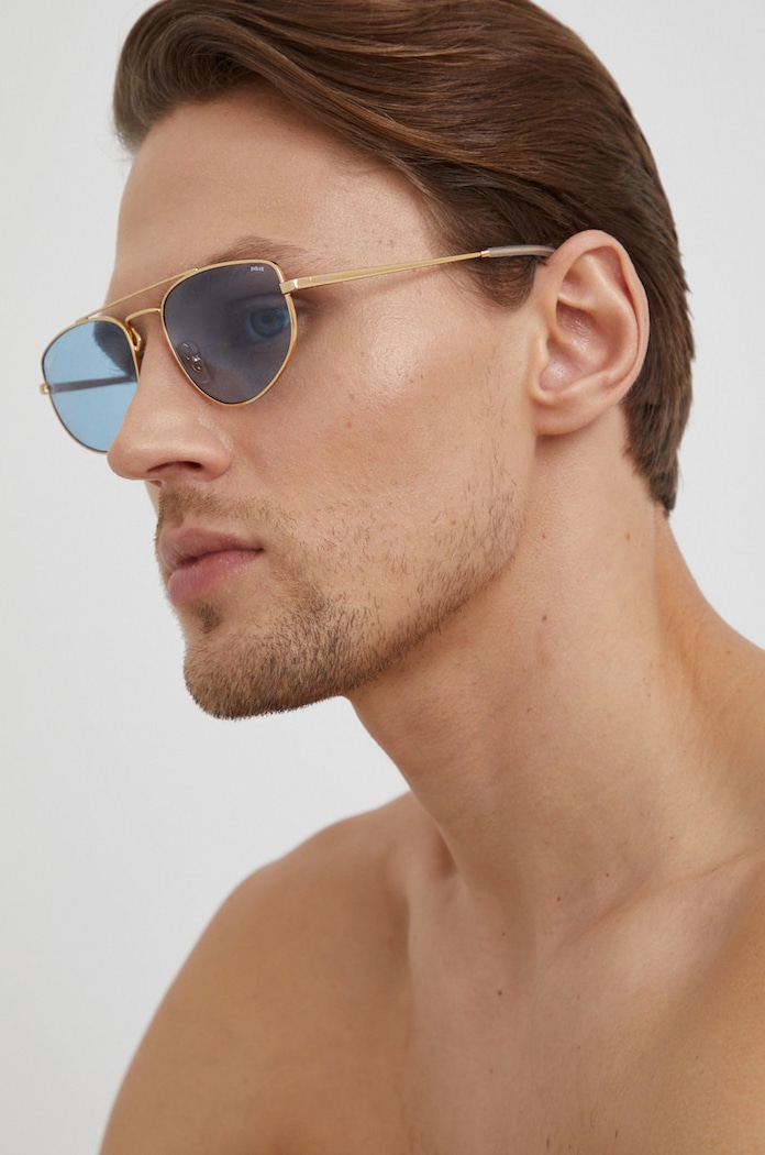 Ray-Ban - Okulary 0RB3668 0RB3668.001/Q2.55 złoty AA00