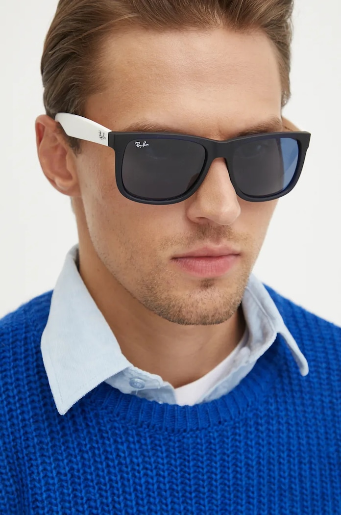 Ray-Ban – Okulary JUSTIN 0RB4165.651180.55 granatowy AA00