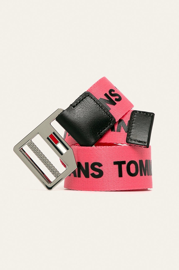 Tommy Jeans - Opasok ružová AW0AW08593