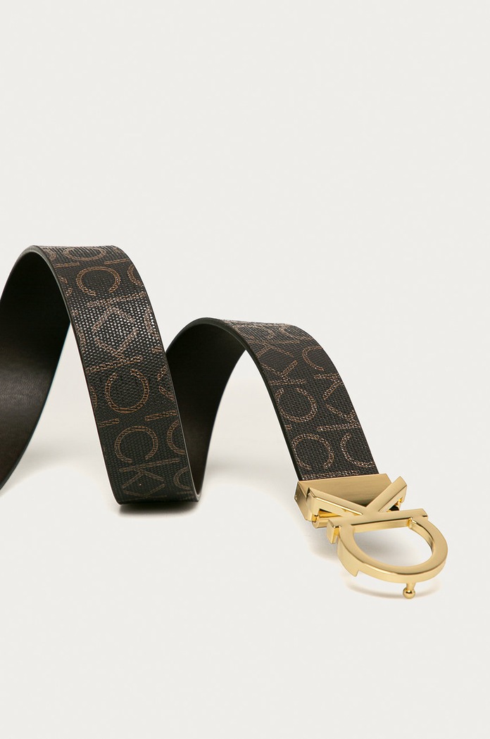 Calvin Klein curea cu două fețe K50K505460 maro AA00