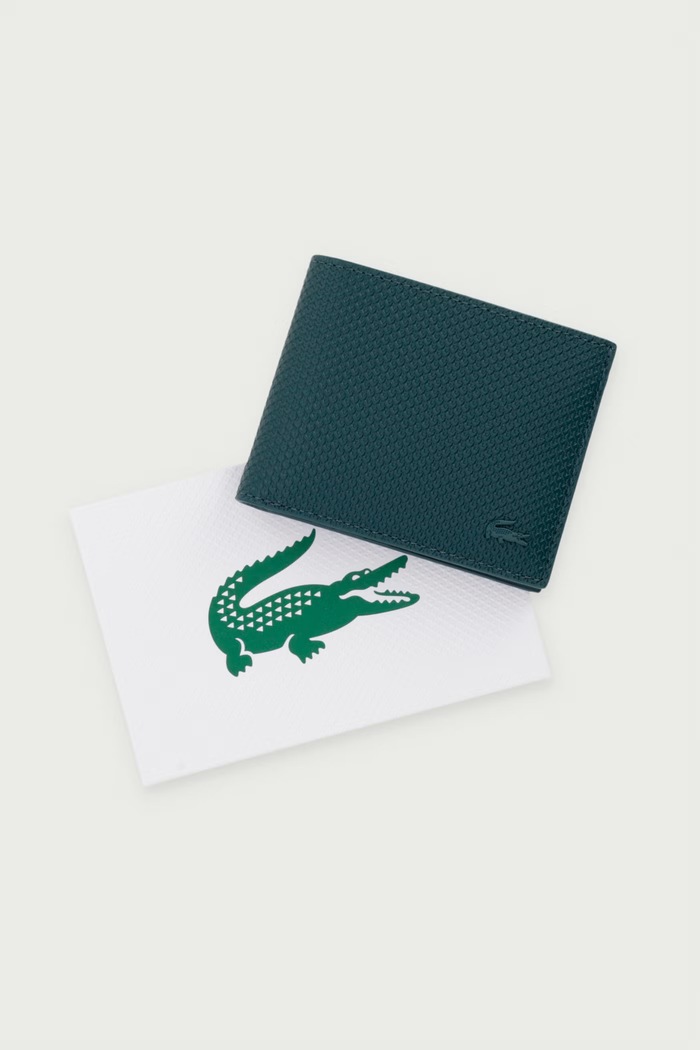 Peněženka pánská kožená Lacoste zelená NH2824CE
