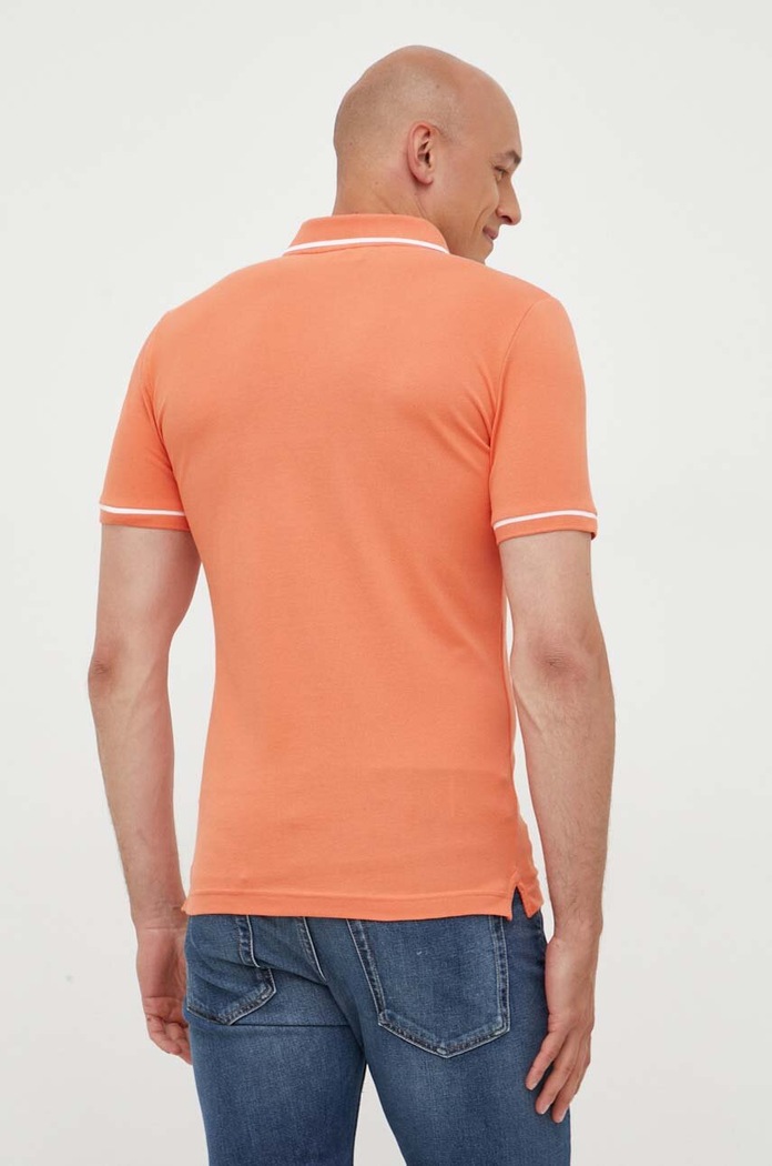 Odzież Calvin Klein Jeans Polo J30J315603 pomarańczowy