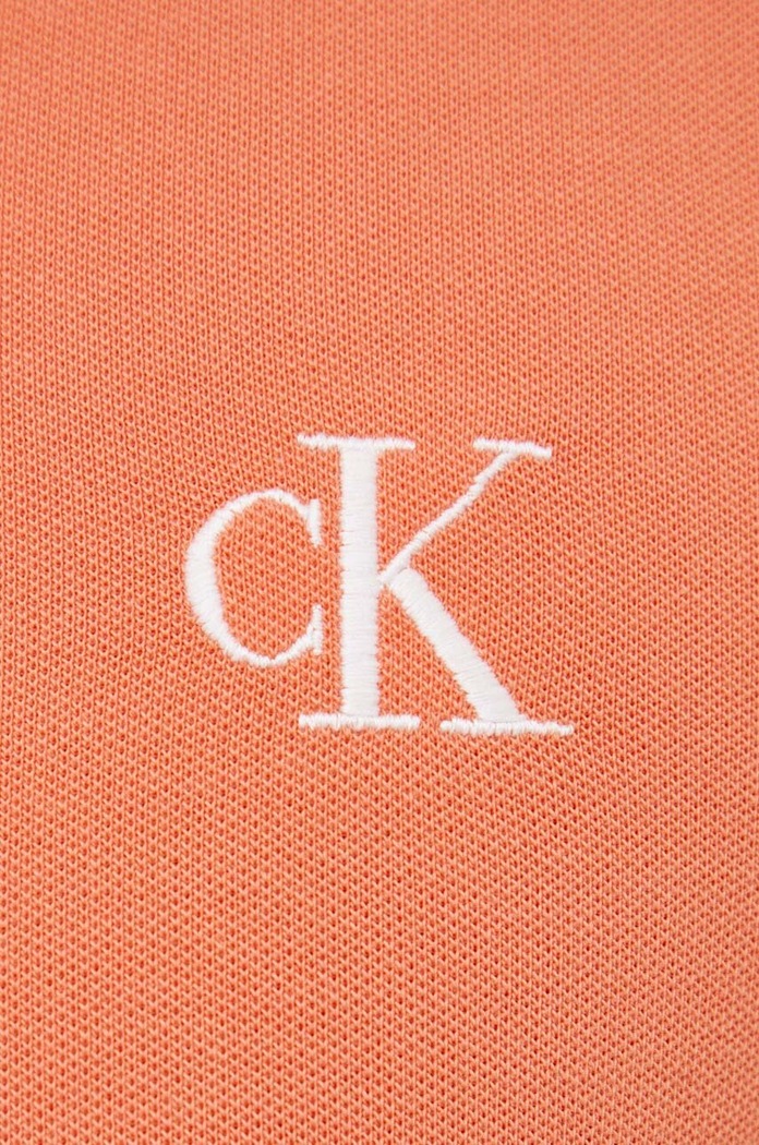 Polo Calvin Klein Jeans pomarańczowy J30J315603