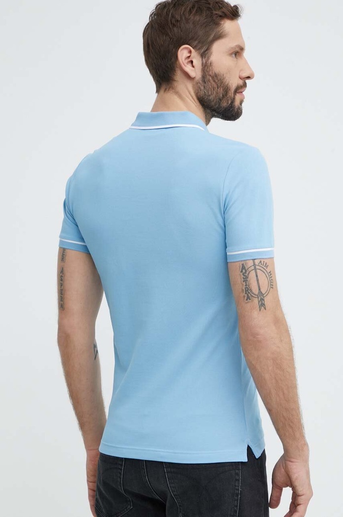 Дрехи Тениска с яка Calvin Klein Jeans J30J315603 син
