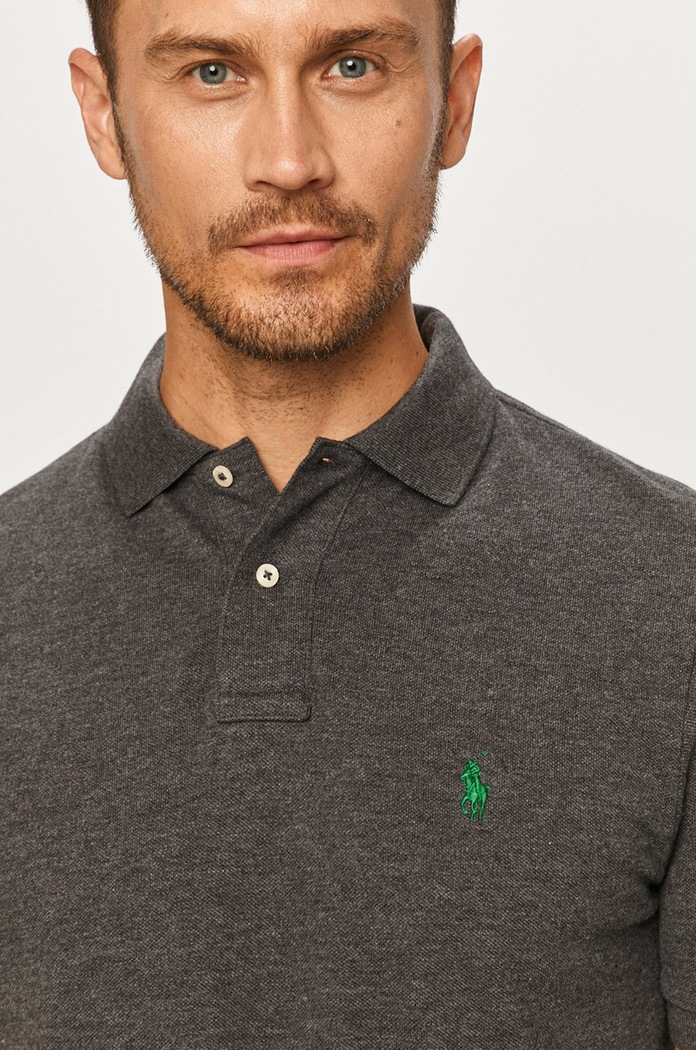 Polo Ralph Lauren - Tricou Polo gri 710782592002