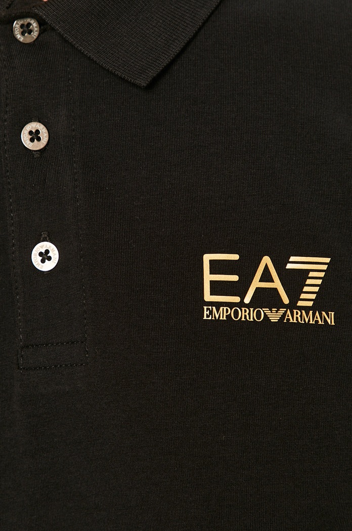 EA7 Emporio Armani - Tričko s dlhým rukávom 8NPF05.PJM5Z čierna