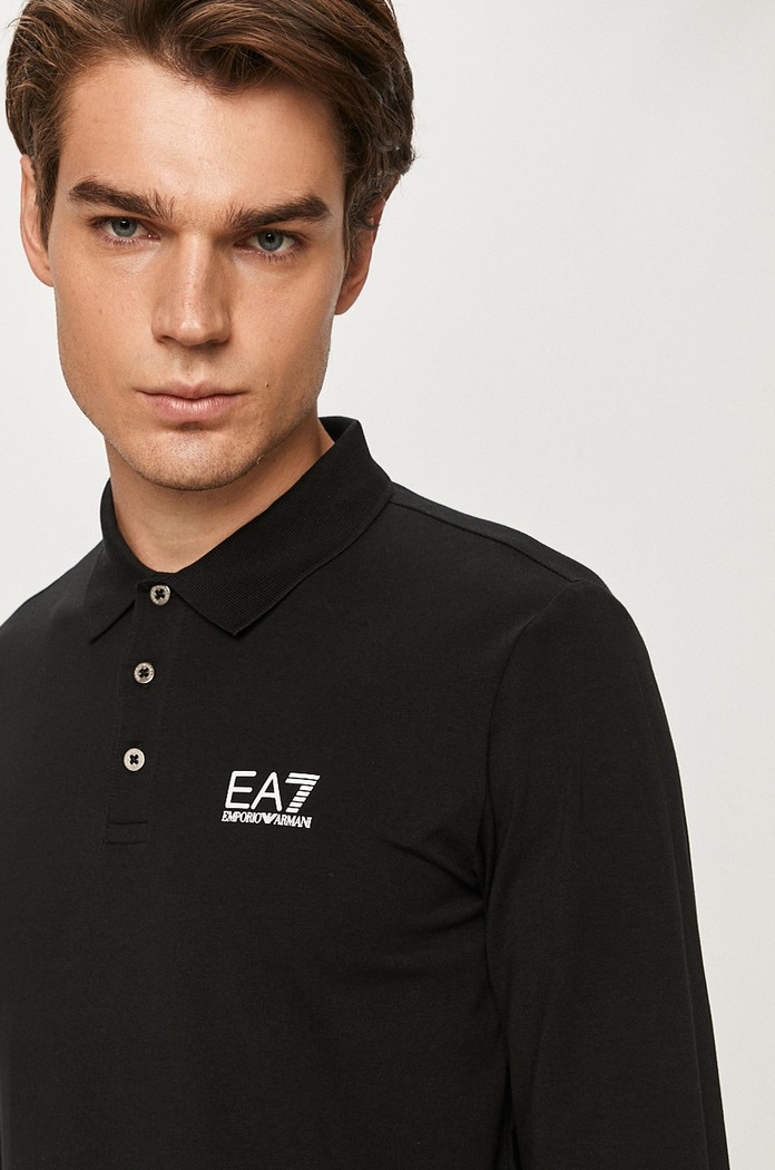 EA7 Emporio Armani - Tričko s dlhým rukávom čierna 8NPF05.PJM5Z
