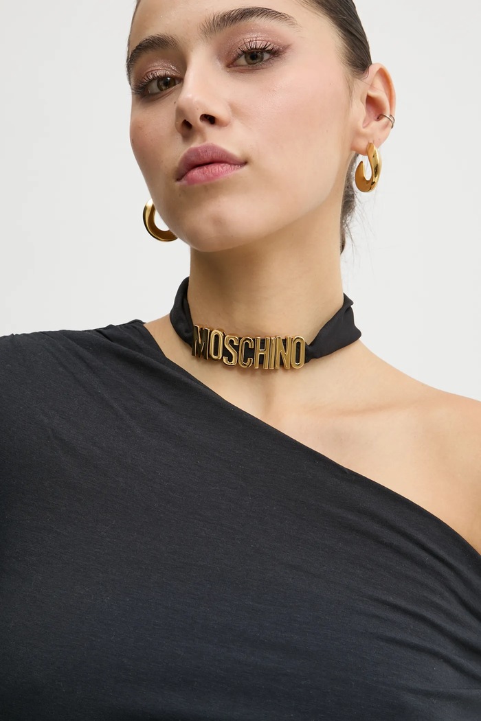 Moschino - Šatka hodváb čierna M2414.03015