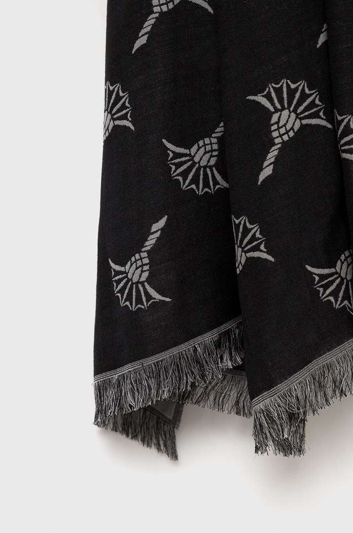 Joop! szalik z domieszką wełny 30022560 czarny AW25