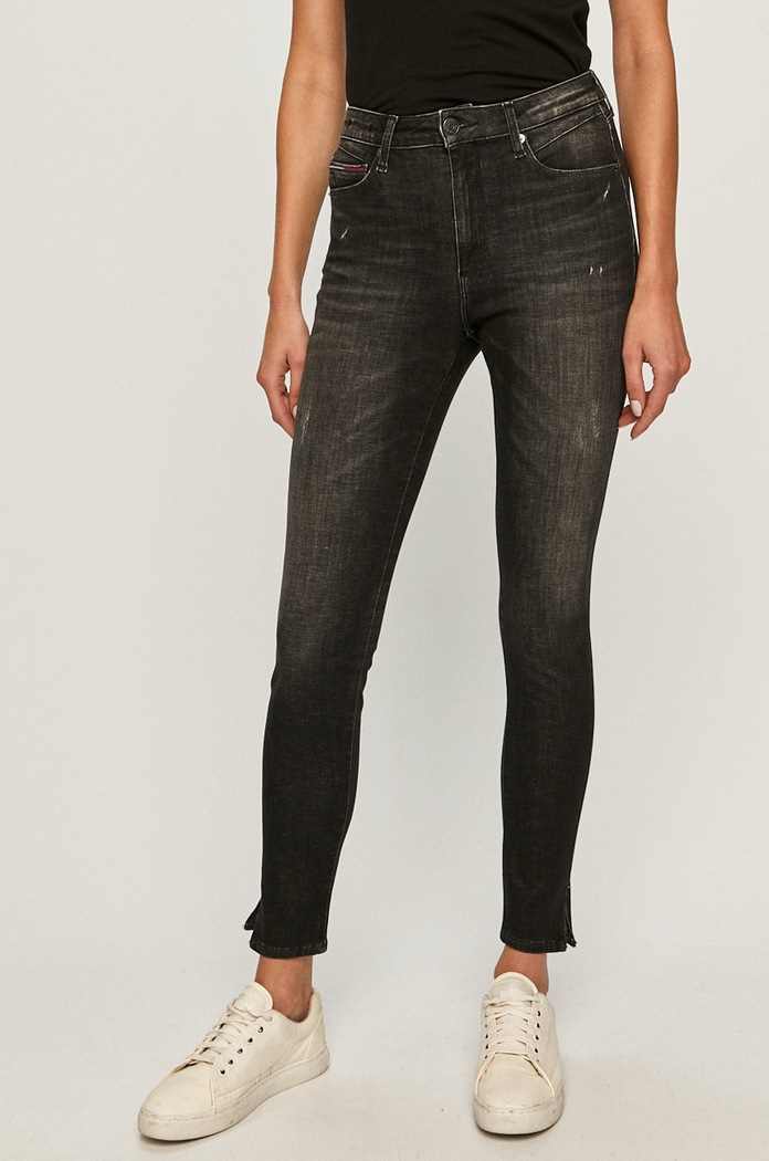 Tommy Jeans - Rifle Sylvia sivá DW0DW08624