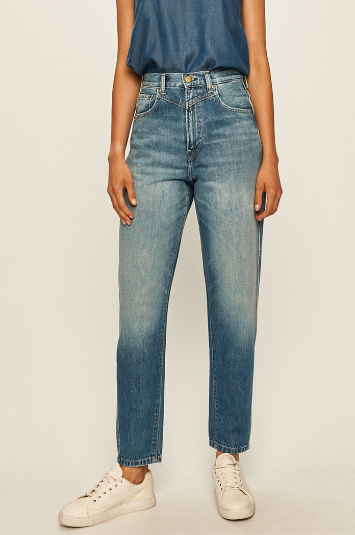 Pepe Jeans - Jeansy Rachel niebieski PL203739NB2