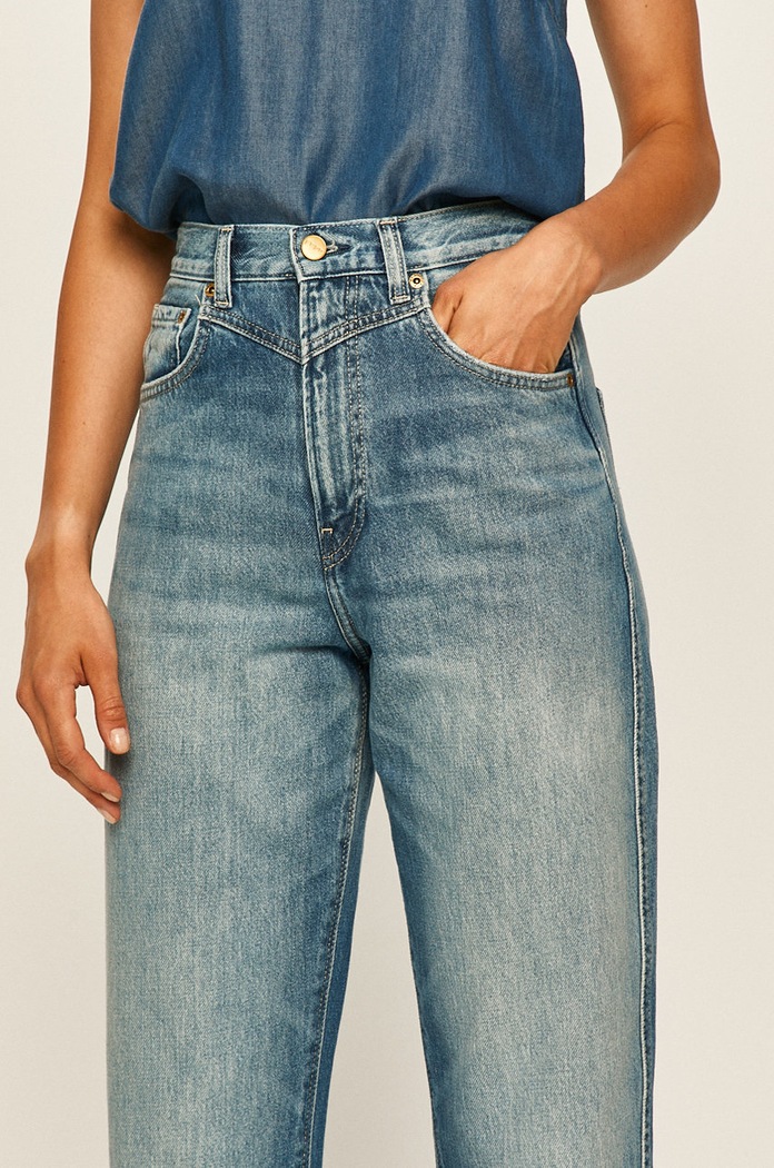 Pepe Jeans - Jeansy Rachel niebieski PL203739NB2