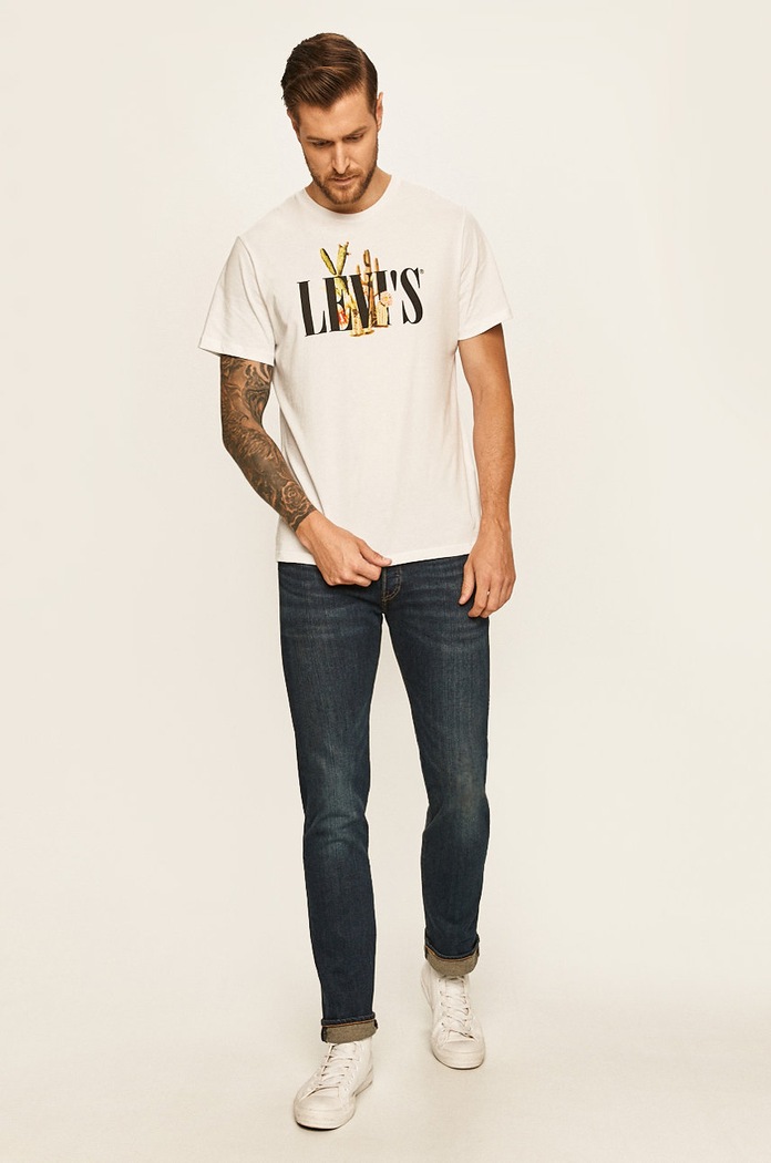 Levi's - Rifle 501 00501.3061 tmavomodrá AW24