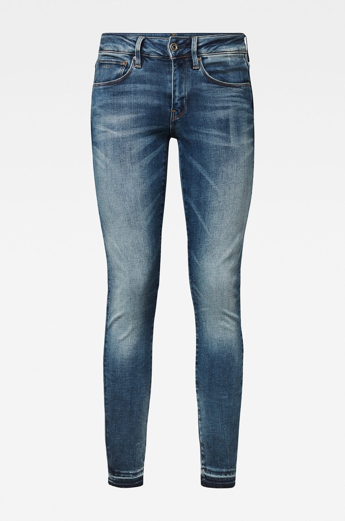 G-Star - Rifle 3301 Mid Skinny sivá D15943.C296.B465