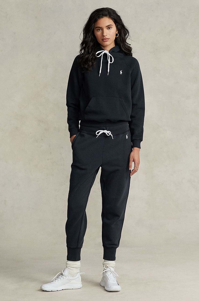 Polo Ralph Lauren - Παντελόνι πλεκτό ύφασμα μαύρο 211794397001