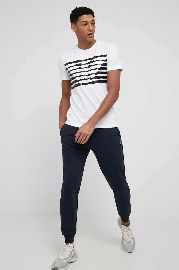EA7 Emporio Armani pantaloni tricotaj bleumarin 8NPP60.PJ05Z