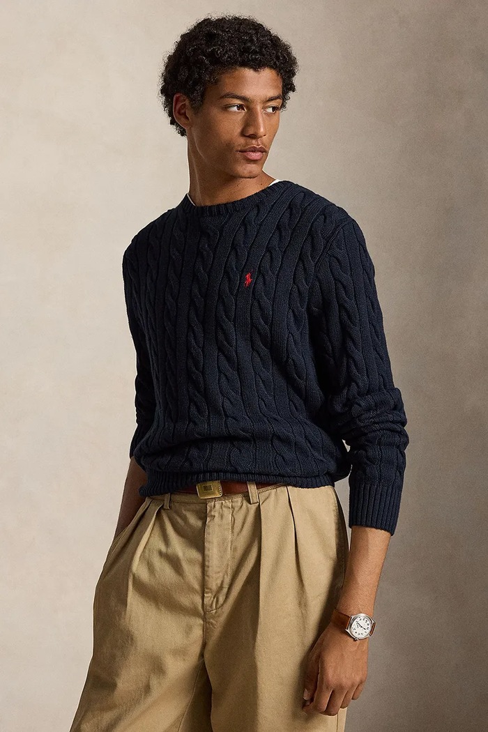 Polo Ralph Lauren jumper plain navy 710775885001