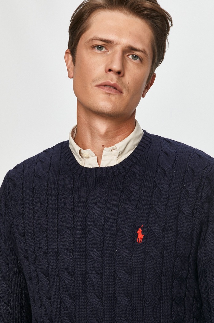 Polo Ralph Lauren - Sweter 710775885001 granatowy 710775885001