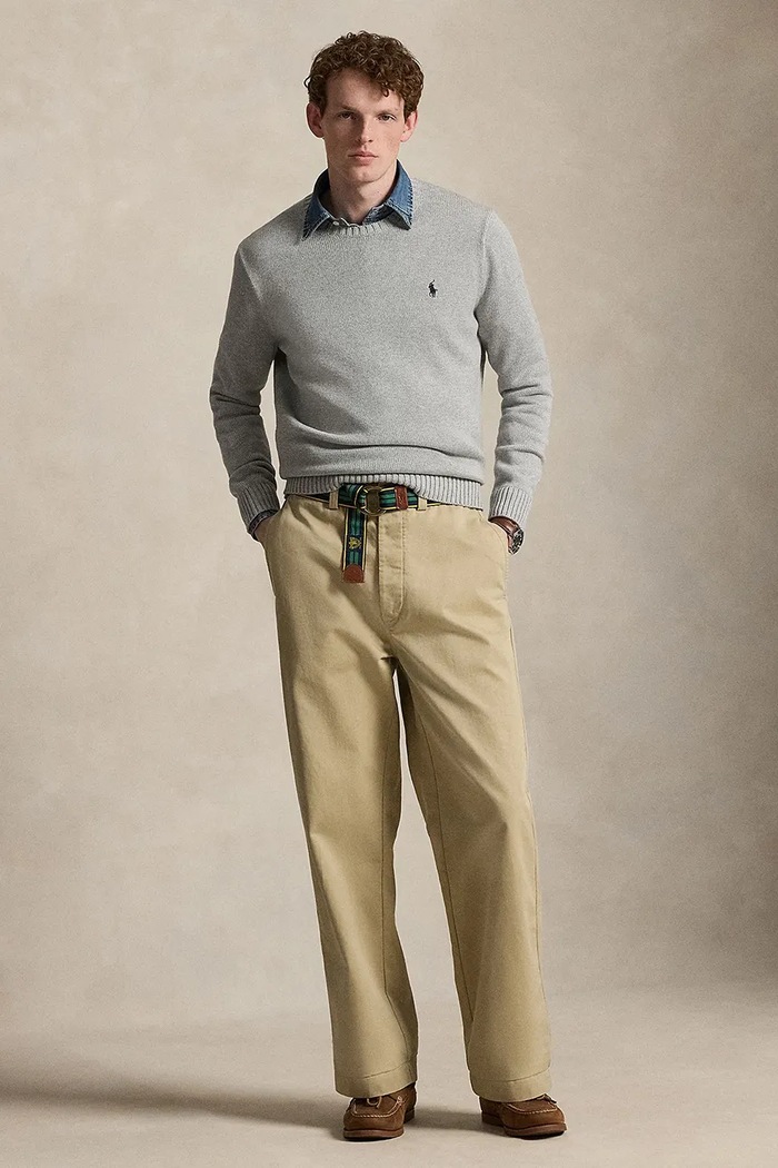 Odzież Polo Ralph Lauren - Sweter 710810846004 710810846004 szary