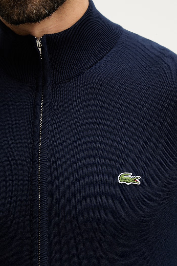 Lacoste moški bombažen AH1957 mornarsko modra
