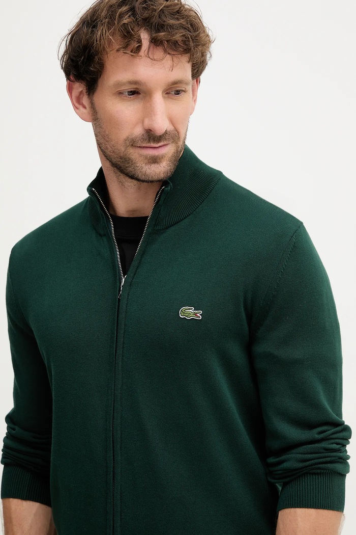 Lacoste pentru bărbați din bumbac verde AH1957