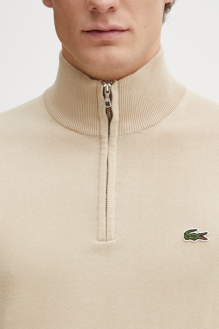 Πουλόβερ Lacoste μπεζ AH1980