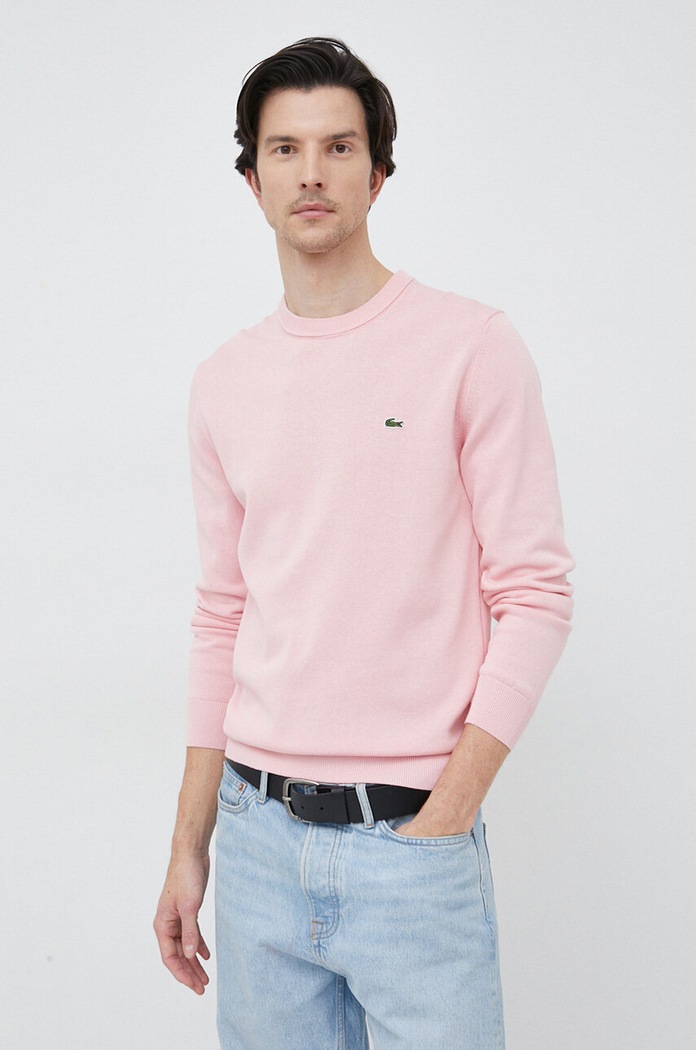 Lacoste sweter pozostałe różowy AH2193