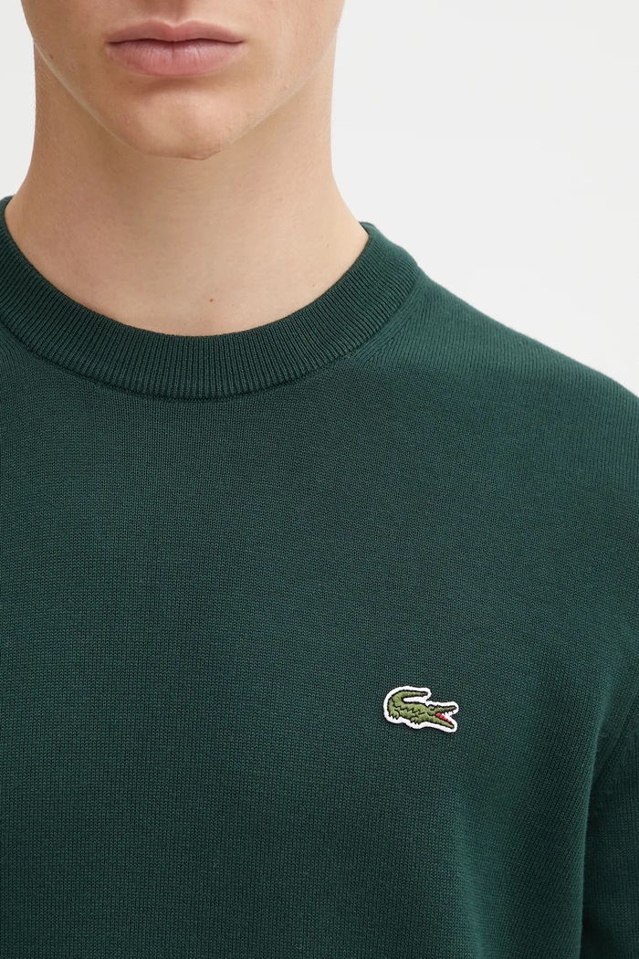 Lacoste Men's cotton sweater green AH1985