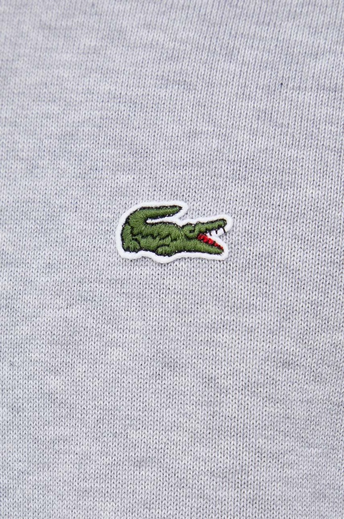 Lacoste pulover moški bombažen AH1985 siva
