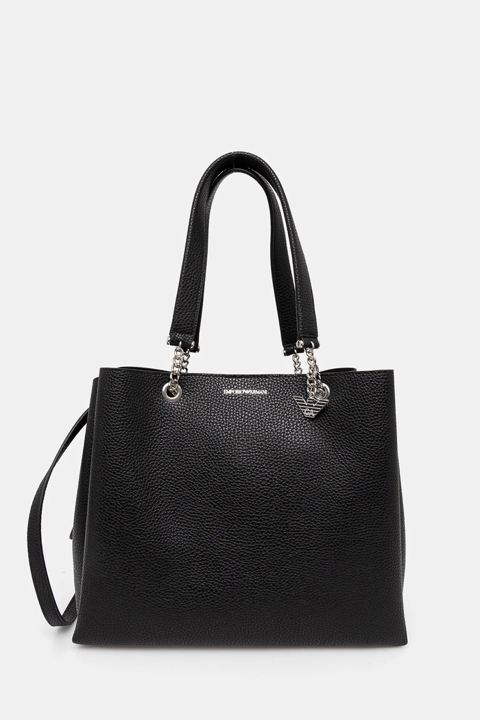 Emporio Armani kézitáska szintetikus bőr fekete Y3D158.YFN6E