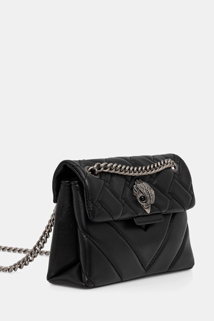 Kurt Geiger London - Кожена чанта 1470800109.00 черен AW20