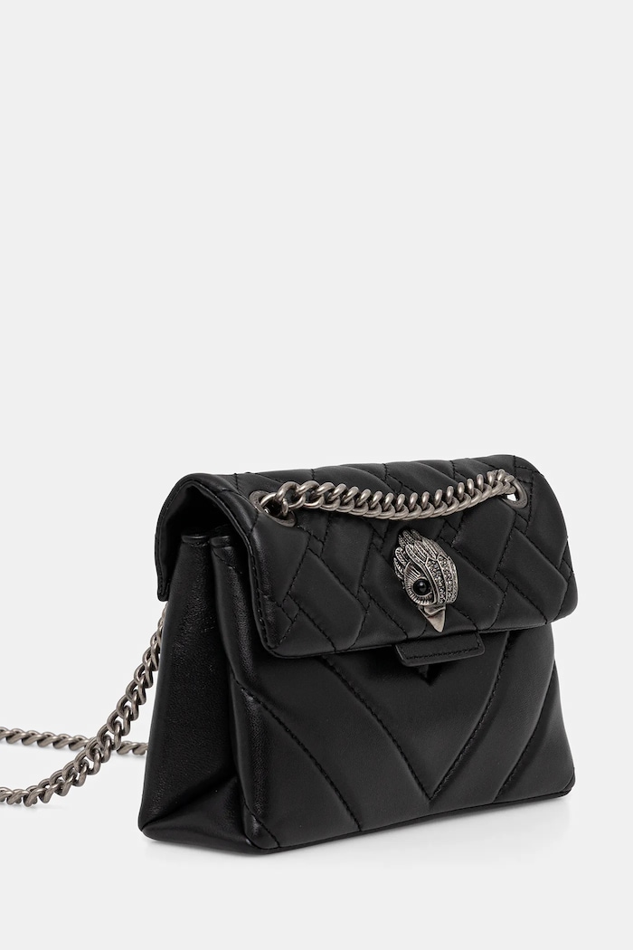 Kurt Geiger London - Кожена чанта 1470800109.00 черен AW20