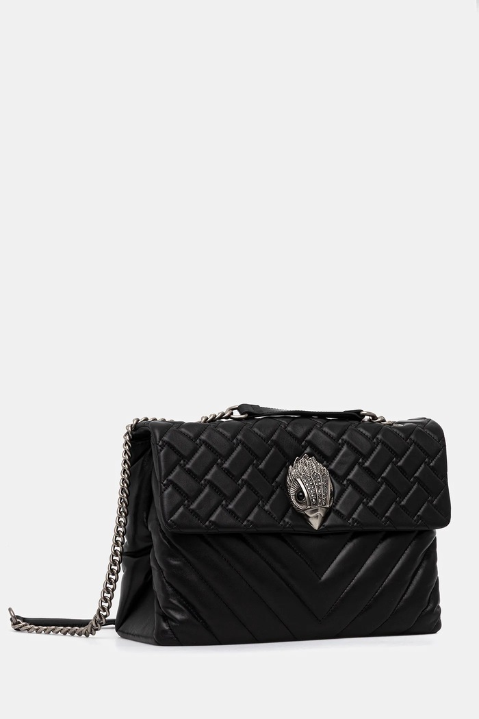 Kurt Geiger London - Kožená kabelka 1100500109.00 čierna AA00