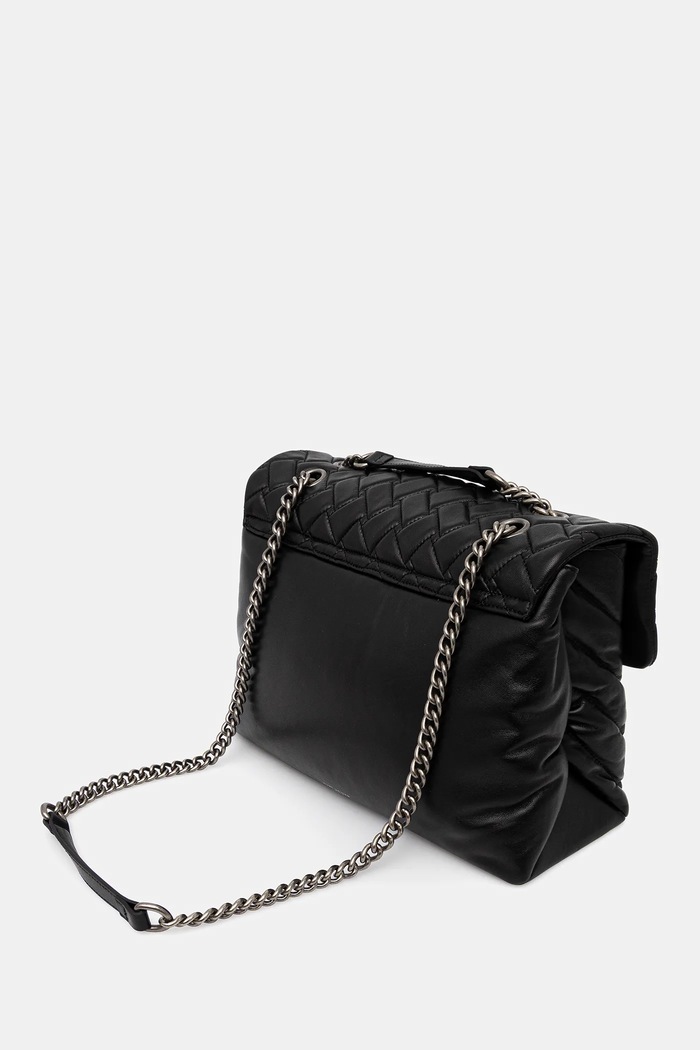 Kurt Geiger London - Kožená kabelka čierna 1100500109.00