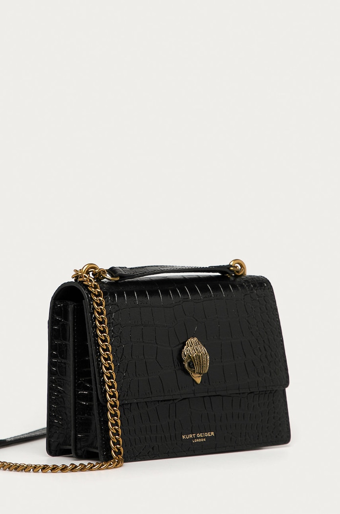 Аксесоари Kurt Geiger London - Кожена чанта 2888500119.00 черен