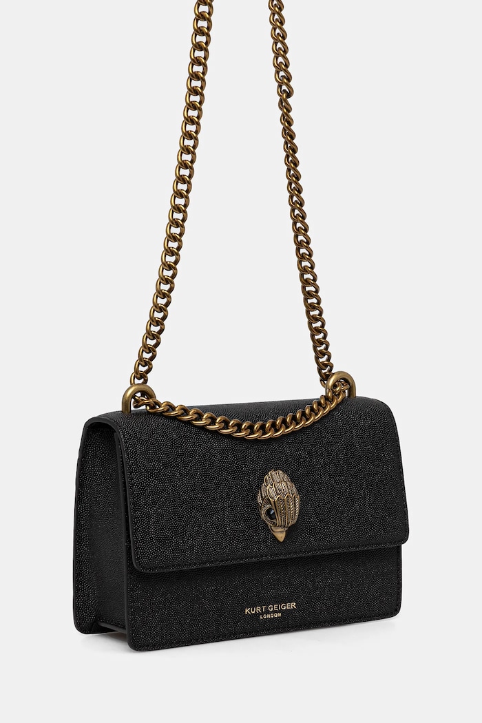 Kurt Geiger London - Torebka skórzana 2888700109.00 czarny AW20