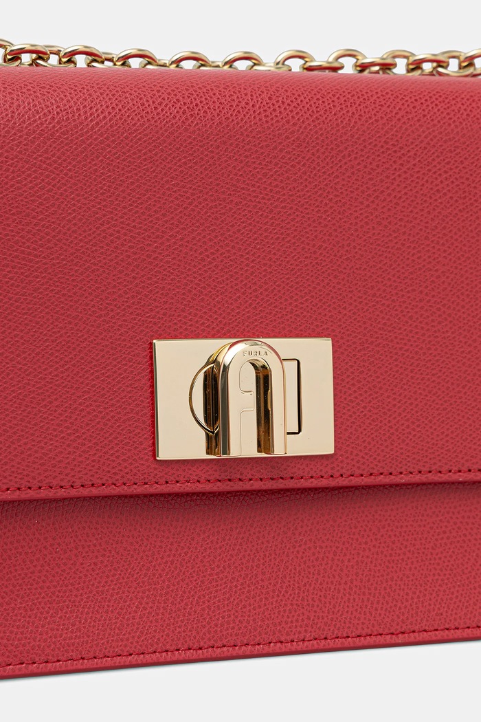 Furla kožená kabelka červená BAFIACO.ARE000.RUB00